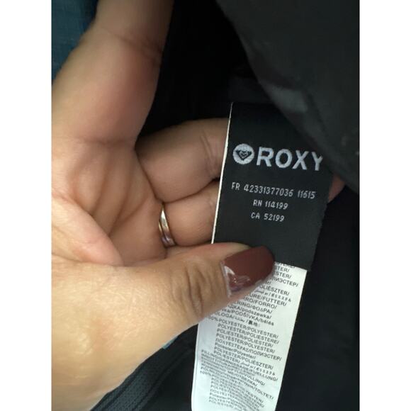 Roxy Women Teal Snow Jacket - Picture 8 of 12